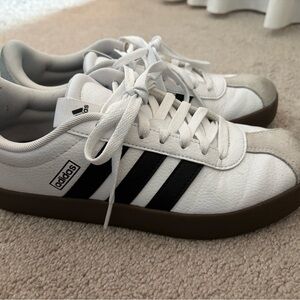 Adidas Women's White and Black Sneakers